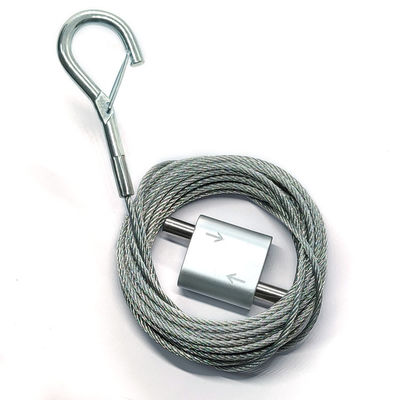 Nickel-Farben-Zink-Legierungs-Schleifungsgreifer-Draht-Suspendierung Kit For Lighting