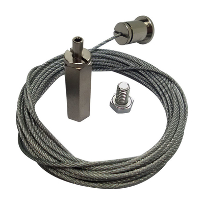 Kabel-Suspendierungs-Versammlungs-hängendes Stahldrahtseil-Stopper-Decken-Zubehör für geführte Instrumententafel-Leuchte