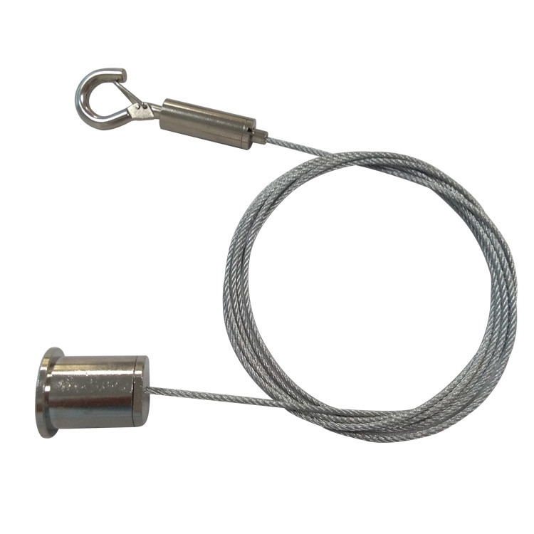 Kabel-Suspension-Kit Deckenmontierte Metallkabel-Haken-Gripper-System für Schalldämpfungspanele