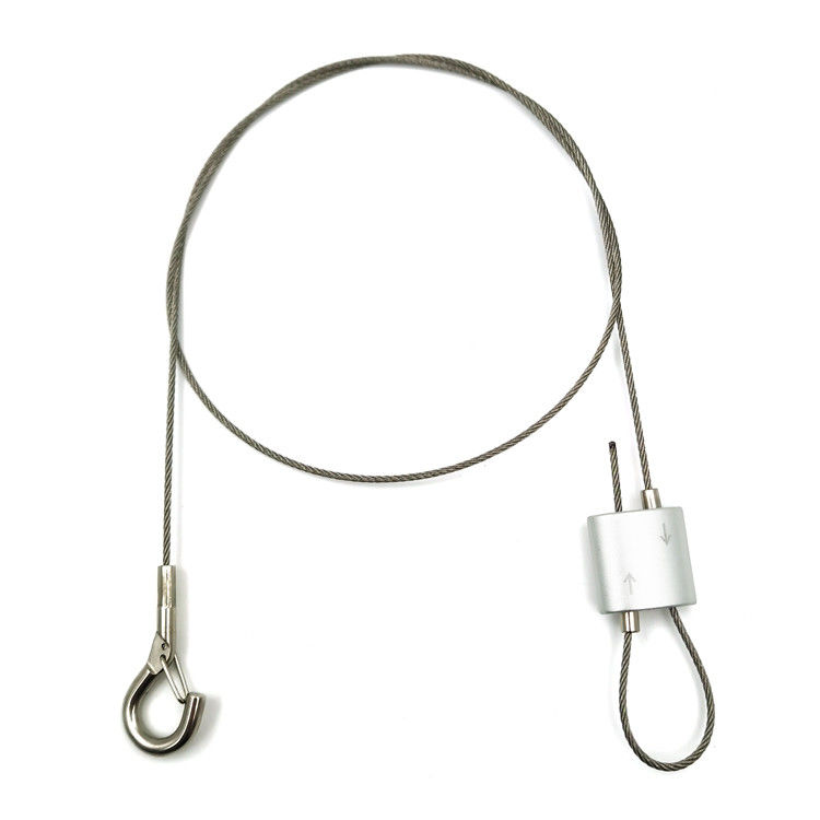 Aufhängungskit für Anhänger Lautsprecher Sicherheitsdrahtseil mit Schleifgreifer für die Decke Lautsprecher montierte Decke zum Aufhängen Licht Schloss Kamera Diy Lautsprecher In der Halle Bar Ausstellung Shop