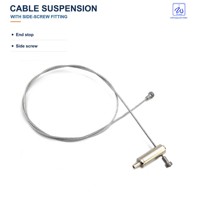 Cable Suspension Assembly with Side-Screw Fittings