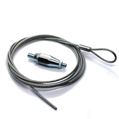 Hängendes Kabel, das Stahldraht-Suspendierungs-Decken-Kabel-Greifer beleuchtet