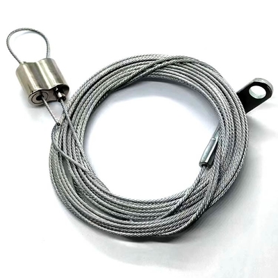 Nickel-Farben-Zink-Legierungs-Schleifungsgreifer-Draht-Suspendierung Kit For Lighting