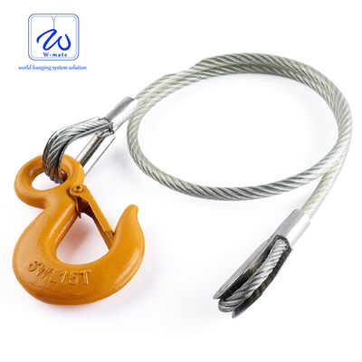 Sicherheits-starke Stahldrahtseil-Kabel-Riemen-Versammlung mit weichem Auge für Segelboot