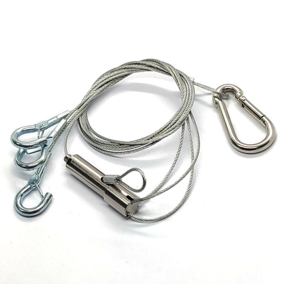 Stahldrahtseil-justierbarer Blumentopf, der Kit With Hook For Safety hängt