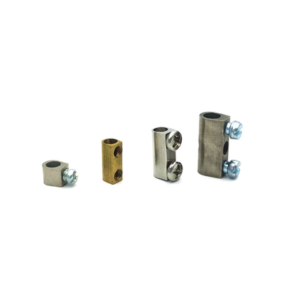 Toggle-Schnur-Regler-Stopper-Schnur-Verschluss-Matte Silver Elastic Stopper Cord-Stopper-Metall