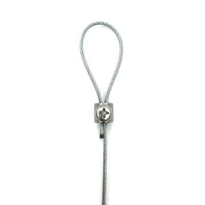 Phillips Screws Wire Rope Small befestigen Drahtseil-Griffe verkabeln Greifer-Draht-Stahlsuspendierung