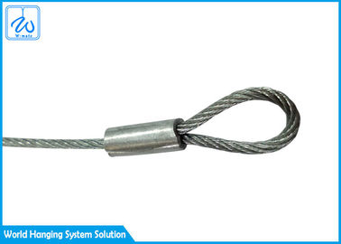 Galvanisierte Anschlagseil-Versammlung mit weichem Auge 2.0mm für fördernde Anzeigen