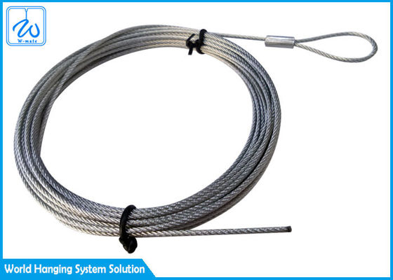 Sicherheits-Schnur mit des Abschwächer-7x7 Stahl-Kabel-Riemen Edelstahl-des Drahtseil-1.5mm