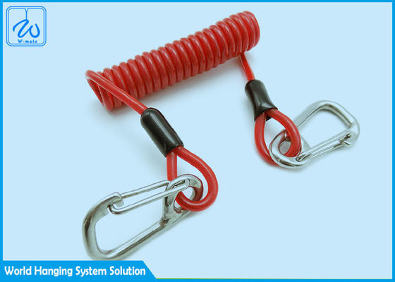 Frühlings-Werkzeug Lanyard With Safe Spring Hook für die Höhen-Sicherheit fallengelassenen Gegenstände