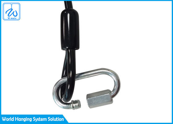 Spulen-Lanyard Nylon Coated Wire Rope-Sicherheit Lanyard For Fall Protection