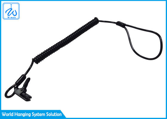 Einziehbare Schleife Lanyard With Fixed Clip Custom druckte Lanyard For Safety Fall Protection