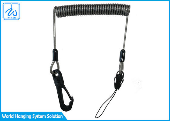 Fischerei aufgerollten Lanyard Inside Safety Rope Steel-Drahtes für Rod 1.5m