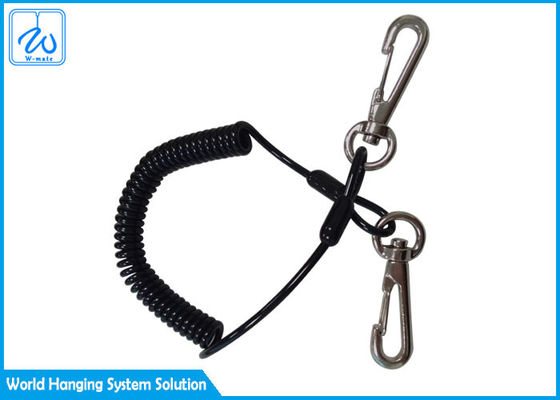 Mehrfarbendiebstahl-Beweis-Frühlings-Spulen-Schnur-Schlüsselkette/Sicherheits-Fischen-Seile