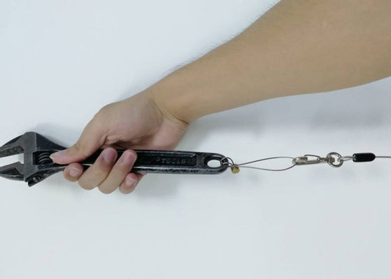 Flexible Fischereiabzugsleinen/Bootfahrt-Werkzeug-einziehbare aufgerollte Leine mit Carabiner