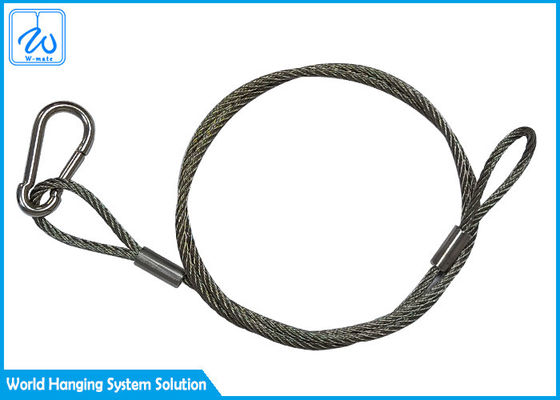 Galvanisiertes Anschlagseil-Sicherheits-Kabel des Edelstahl-3mm für Leuchten
