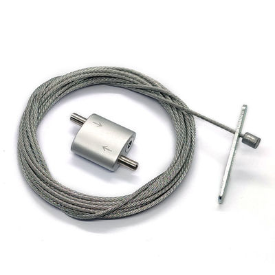 Justierbare Nebenausgang-Kabel-Greifer mit Haken für Flugzeug-rostfreies Drahtseil