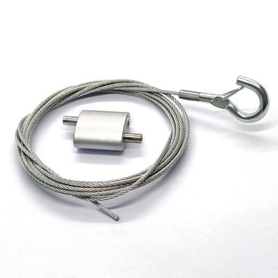 Hängende Draht-Systeme, die Greifer Kit Suspension Cable With ein Karabinerhaken für das Hängen schlingen