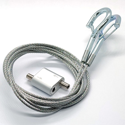 Hängende Installationen Schleifungs-Kabel-Regler-mittlere Greifer-Suspendierungs-Kit Steel Wire Cable Grippers
