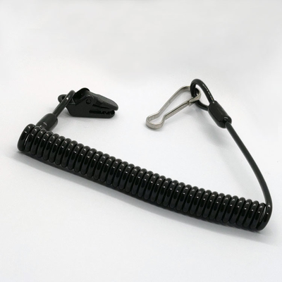 Antidiebstahl-Sicherheits-Frühlings-Spule Lanyard Pistol Lanyard For Safety