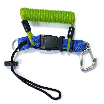 Einziehbarer Fischereirod safety lanyard webbing tool-Frühling Lanyard Belt