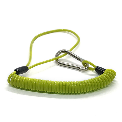 Drahtring-Lanyard Tool Lanyard Retractable Hard-Hut-Leinen-Frühlings-Abzugsleine